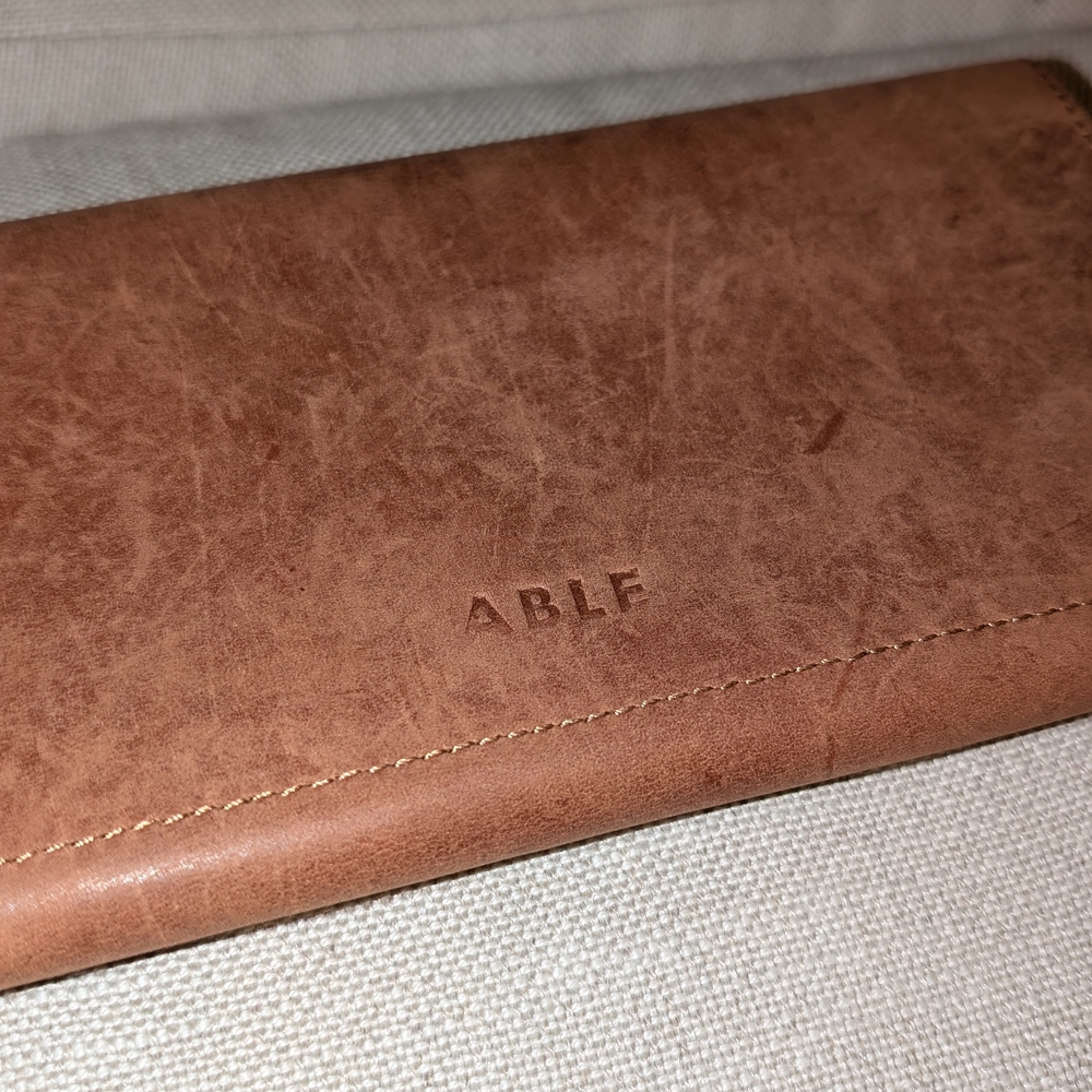ABLE Brown Leather Wallet